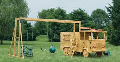 Így ápold a fa játszótéri eszközöket