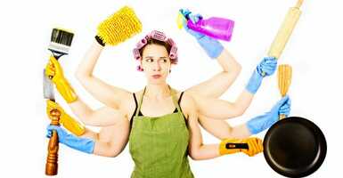 takarító háziasszony